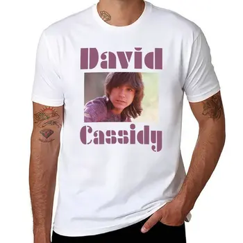 Novo David Cassidy T-Shirt Anime t-shirt roupa hippie Blusa t-shirts homem mens gráfico t-shirts grande e alto