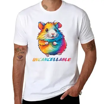 Novo Uncancellable Hamster Bonito - Colorido Alegre Hamster Design de T-Shirt de verão tops kawaii roupas equipado t-shirts para os homens