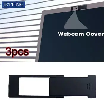 3PCS Tampa da Câmera Webcam Cobertura Ultra-Fino Universele controle Deslizante de Plástico de Privacidade Adesivo Voor Laptops Pc Mobiele Telefoon Tablet