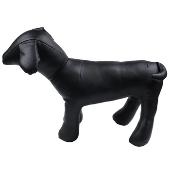 Couro De Cão Manequins Posição De Pé De Cão Modelos De Brinquedos Do Animal De Estimação De Exposição Da Loja Manequim