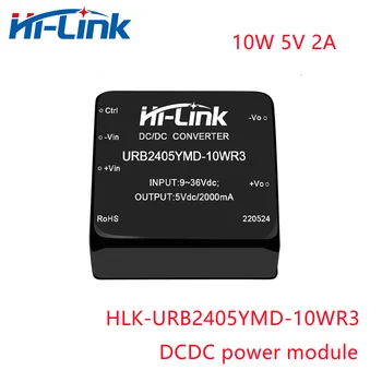 Hi-Link cc-CC Isolado Módulo 9-36V Entrada 5V 2A Saída DCDC Passo para Baixo Conversor de Fonte de Alimentação URB2405YMD-10WR3